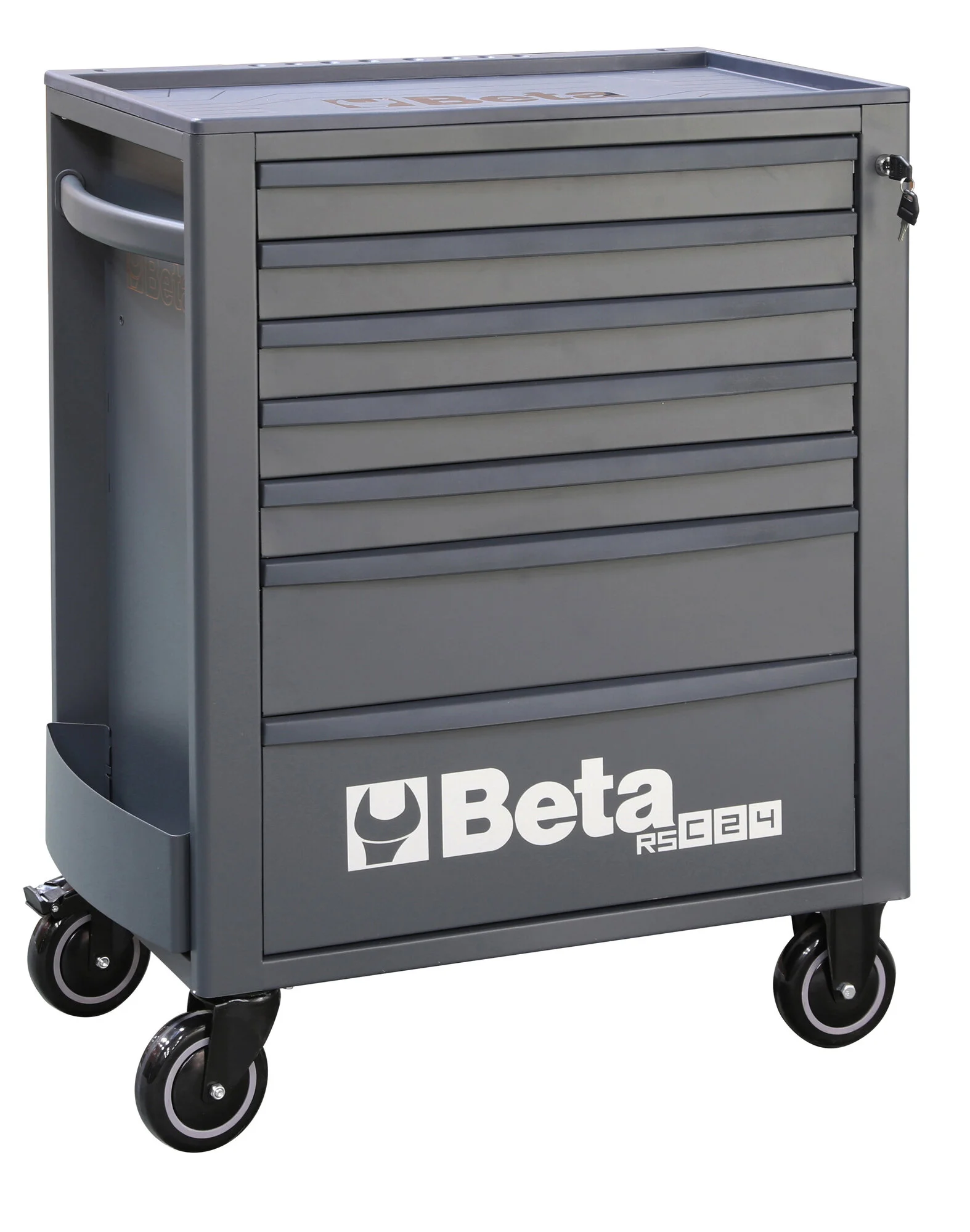 (image for) Beta RSC24 Heavy Duty 7-Drawer Rolling Tool Cabinet, Dark Gray